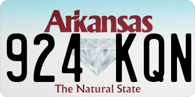 AR license plate 924KQN