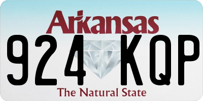 AR license plate 924KQP