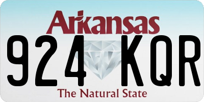 AR license plate 924KQR