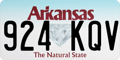 AR license plate 924KQV
