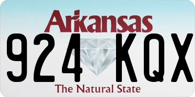 AR license plate 924KQX