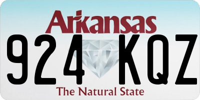 AR license plate 924KQZ