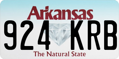 AR license plate 924KRB