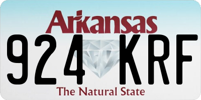 AR license plate 924KRF