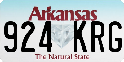 AR license plate 924KRG