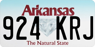 AR license plate 924KRJ