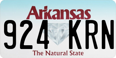 AR license plate 924KRN