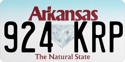 AR license plate 924KRP