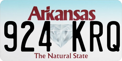 AR license plate 924KRQ