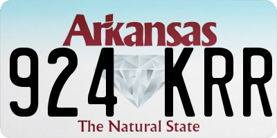 AR license plate 924KRR