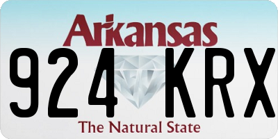 AR license plate 924KRX