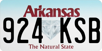 AR license plate 924KSB
