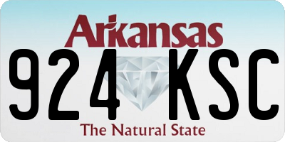 AR license plate 924KSC