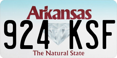 AR license plate 924KSF