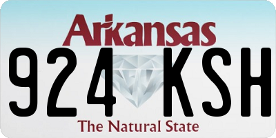 AR license plate 924KSH