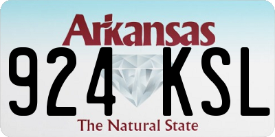 AR license plate 924KSL
