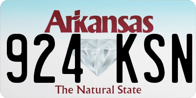 AR license plate 924KSN