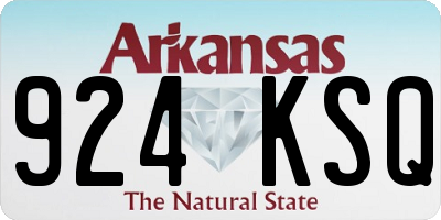 AR license plate 924KSQ