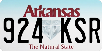 AR license plate 924KSR