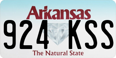 AR license plate 924KSS