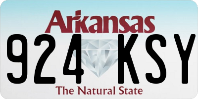 AR license plate 924KSY