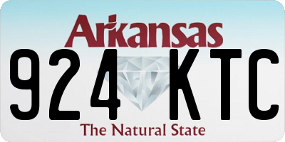 AR license plate 924KTC