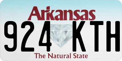 AR license plate 924KTH
