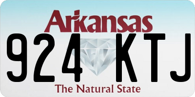 AR license plate 924KTJ