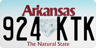 AR license plate 924KTK