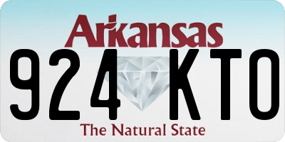 AR license plate 924KTO