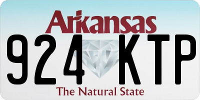 AR license plate 924KTP