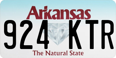 AR license plate 924KTR