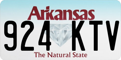 AR license plate 924KTV