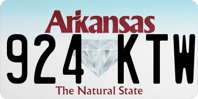 AR license plate 924KTW