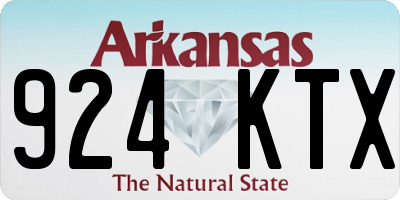 AR license plate 924KTX