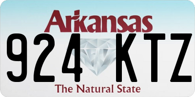AR license plate 924KTZ