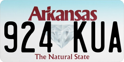 AR license plate 924KUA
