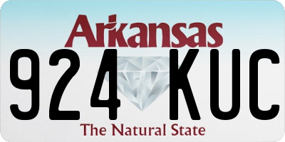 AR license plate 924KUC