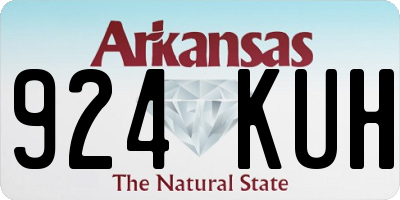 AR license plate 924KUH