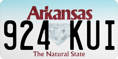 AR license plate 924KUI