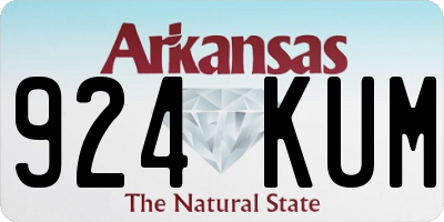 AR license plate 924KUM