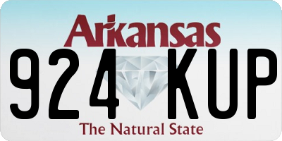 AR license plate 924KUP