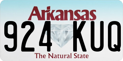 AR license plate 924KUQ