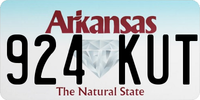 AR license plate 924KUT
