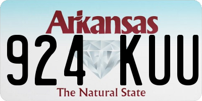 AR license plate 924KUU
