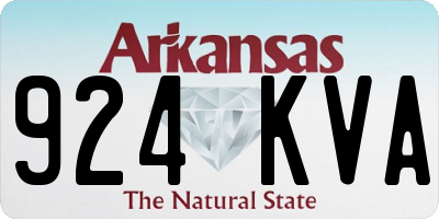 AR license plate 924KVA
