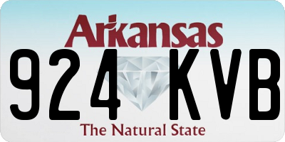 AR license plate 924KVB