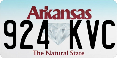 AR license plate 924KVC