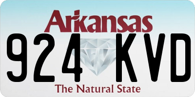 AR license plate 924KVD