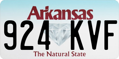 AR license plate 924KVF